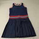 Two Piece Tennis Skirt Set for Women High Waisted Pleated Athletic Golf Skirt Sets Women 2 Piece Outfits with Pockets M