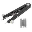 Watch Spring Bar Plier Tool Kit, Watchband Pliers with Robust 8 Pins Springing Bars Tweezer Tools Band Watchmaker Replace Removing Chain Replacement for Wrist Bands Strap Removal Repair Fix Kit