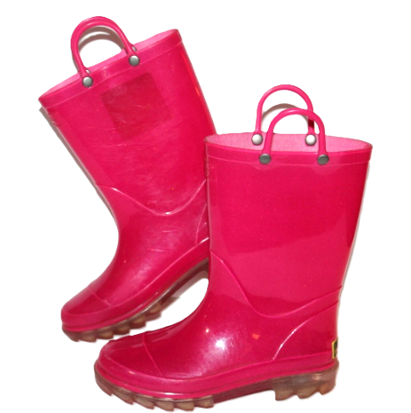 TG Pink Sparkly Light Up Boots Size 5