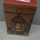 Christmas Snow Globe Decor, Musical Lights - USB Plug-in & Battery Operated Music can be Turned Off, Water Glitters Music Christmas Lantern for Xmas Home Decoration and Santa Gifts (big)