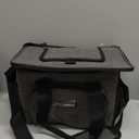 OPUX Soft Cooler Bag, Insulated Collapsible Lunch Cooler Bag for Men Work Camping Beach Travel, Portable Soft Sided Leakproof Waterproof Large Lunch Bag Box with Shoulder Strap 18 Cans, Charcoal Gray