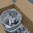 Ganiza Food Processor, 2-Speed Food Chopper Meat Grinder with 8 Cup Stainless Steel & 8 Cup Glass Bowls, Upgraded Button & Smart Overheat Protection Light - Includes Clean Brush, 2 Sets of Blades (Silver)