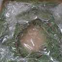 Gandeer Christmas Placemats Set of 6 Round Greenery Place Mats Xmas Circular Artificial Wreath Dining Table Decor Winter Fake Plants Branches Mats for Kitchen Accessories (Pine Needles)