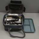 Herrfilk Electric Lunch Box Food Heater 100W, 4 in 1 Ultra Quick Heated Lunch Boxes for Adults 12V/24V/110V/220V Portable Food Warmer for Car/Truck/Office With Fork Spoon and Insulated Carry Bag
