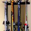 Snowboard Wall Rack Ski Rack Stylish Multifunctional Garage Storage Hook Skateboard Rack for Club Garden Bedroom Office Home, size 30"L×3"W×12"H