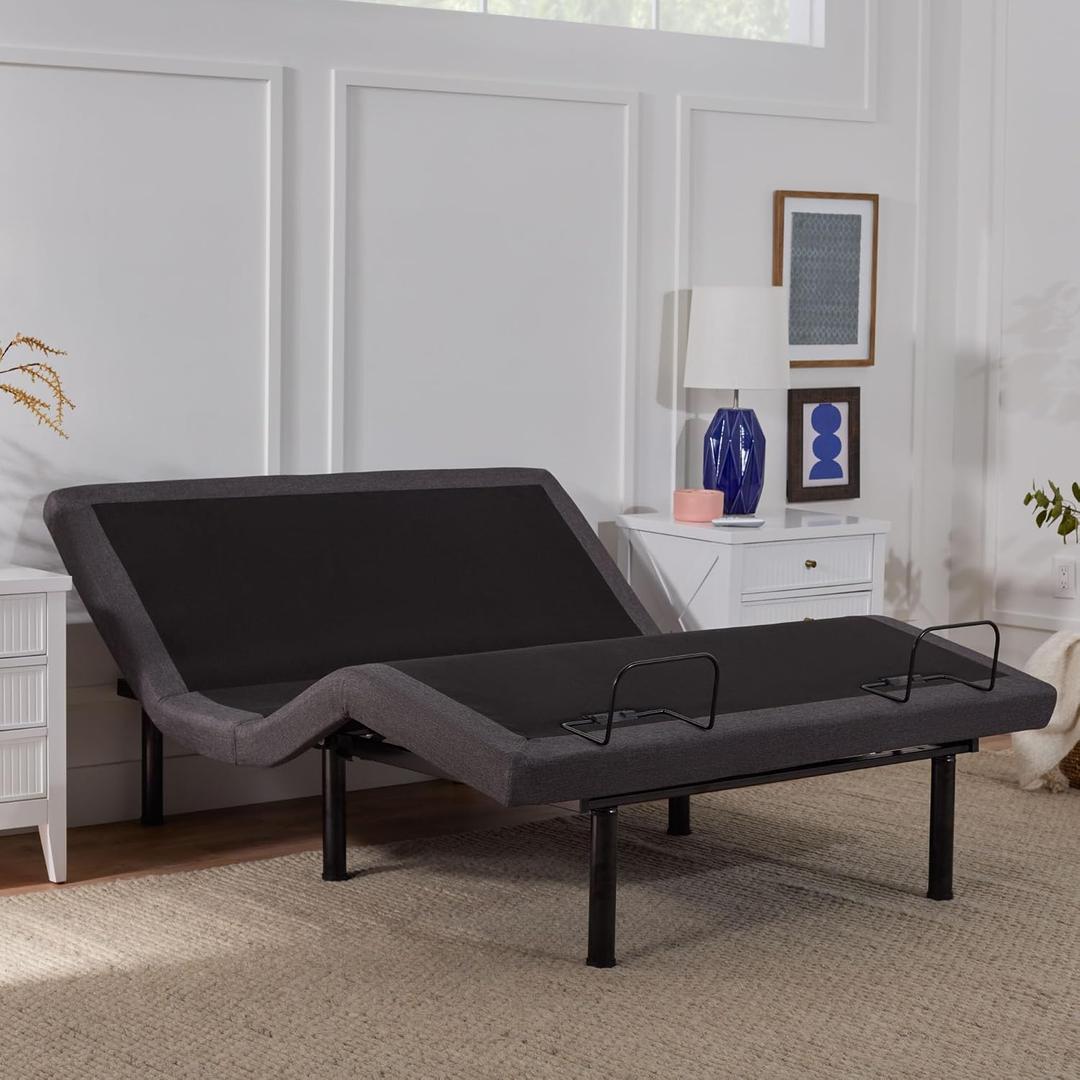 Lucid L300 Adjustable Bed Frame with USB Ports, Memory Position, Full Size