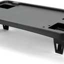 HECASA Front Bumper License Plate Bracket Compatible with 2015-2017 Ford F150 Replacement for FO1068165 FL3Z17A385A, License Plate Frame Mounting Holder Cover Textured Black Plastic