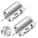 Saillong 2 Pcs 12V DC Fan Motor Compatible with Ventline BVD0218-00, RV Vent Motor Compatible with Ventline Ventadome Lids and Accessories, Round Shaft for RV Bathroom Roof Exhaust Fan Accessories