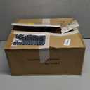 Vagusicc Wicker Basket, Set of 3 Hand-woven Storage Baskets for Organizing, Water Hyacinth Wicker Storage Basket Bins with Handles, Small Toilet Paper Storage Baskets for Shelves Pantry Baskets