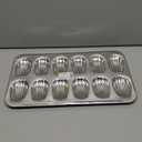 Gobel 12 Count Heavy Tinned Steel Madeleine Sheet Pan, Made in France
