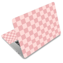 12.1 13 13.3 14 15 15.4 15.6 in Laptop Sticker Skin Decal, Cute Netbook Skins Decals for Notebook PC, Universal Vinyl Laptop Cover Decor Sticker, Waterproof Art Protector I Pink Plaid