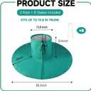 2 Pack Palm Tree Root Protectors, Winter Tree Root Covers with Ground Stakes, Tree Wrap Frost Guard for Palm, Fruit & Outdoor Plants Winter Protection