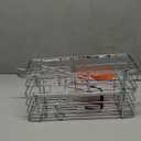 Gaseawolf Over the Door Shower Caddy, Stainless Steel Hanging Shower Caddy, No Drilling Shower Organizer Over Shower Door with 2-Tier Rack and Hooks, Holds Body Wash, Shampoo, Soap, Razor, Silver