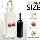 Wine Bottle Gift Tote - Mama All Day Everyday, Wine Bottle Gift Bag, Wine Lovers Gifts For Women, Mom Gifts For Mother's Day, Wine Tasting Party Supplies Wine Bottle Carrier 1pcs Washable Reusable /07