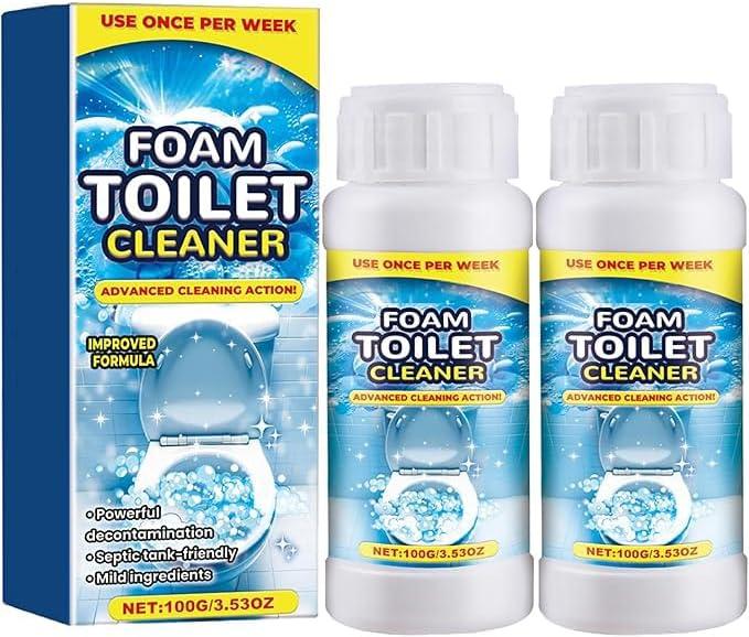2PCS Foam Toilet Cleaner, 2026 New Toilet Bowl Cleaners, Advanced Bathroom Cleaner for Home, Powerful Instant Cleaneing for Toilets