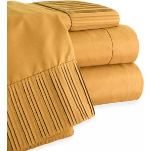 Luxury Collection 4-Piece Sheet Set, Queen, Light Brown