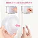 2 x Flange Sizing Kit(10PCS) 13/15/17/19/21mm & Nipple Ruler & Cleaning Brush, Silicone Flange Insert for 24mm Flanges/Shield (Momcozy/Spectra/Bellababy), Breastfeeding Essentials for Moms