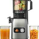 COWSAR Cold Press Juicer, Advanced Touch Controls Juicer Machines with 5.4" Wide Feed Chute, Quiet Motor High Juice Yield Slow Masticating Juicer for Whole Fruits & Vegetables