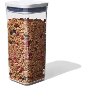 OXO Good Grips POP Container - Airtight Food Storage - Small Square Medium 1.7 Qt Ideal for granola, dried beans and snacks