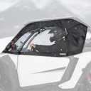 KEMIMOTO 2024 2025 2026 XP 1000 Soft Cab Enclosure with YKK Zipper Compatible with Polaris RZR XP 1000 2 2024 2025+ Side Upper Door Window Water-resistant Cab Enclosure Upper Windshield Accessories