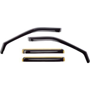 WeatherTech Custom Fit Side Window Deflectors for Ford Explorer - (82565), Front & Rear Set - Dark Tint