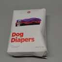 Pet Parents Washable Dog Diapers (3pack) + Extendrs of Durable Doggie Diapers, Premium Dog Diapers Female (Large, Princess) (Large (19-27"))