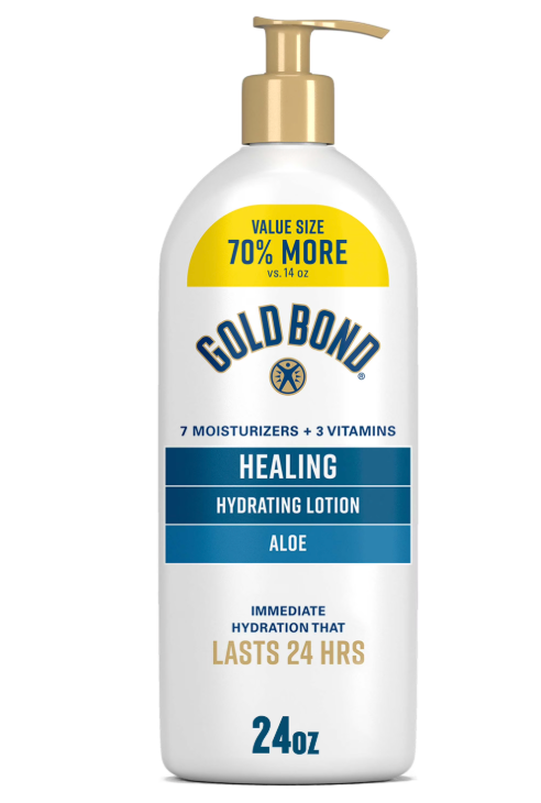 Gold Bond Healing Hydrating Lotion With Aloe Moisturizes, Heals & Smooths Dry Skin, Delivers Immediate 24Hour Hydration, Value Size, 24 oz.