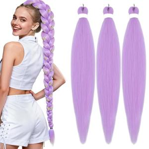 26 Inch 3 Pack Pre Stretched Braiding Hair