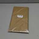 Pureegg Plastic Table Cloth Disposable 6 Pack, 54 x 108 Inch Table Cloths, Graduation Decorations, Thanksgiving, Christmas Tablecloths, Rectangle, Plastic Cover, Waterproof, Gold