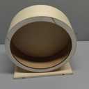 antiai Hamster Wooden Silent Wheel, 9.8 Inch Small Animal Exercise Wheel Accessories, Quiet Spinner Hamster Running Wheels Prevent Depression Toys for Hamsters, Gerbils, Mice and Other Small Pets L