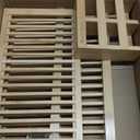 HBlife Bamboo Dish Drying Rack with Utensil Holder, 3-Tier Large Collapsible Wooden Dish Drainer Rack, Folding Drying Holder Dish Drainer for Kitchen Counter