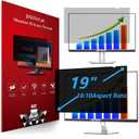 JiSiTeCai[2pack 19 Inch 16:10 Computer Privacy Screen Filter for Monitor - Privacy Shield and Anti-Glare Protector (19-16:10)