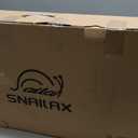 Snailax Back Massager for Full Back Pain Relief Deep Tissue, Long Track Dual 3D Shiatsu Rollers 3 Height Settings Foldable Massage Chair Pad with Heat, Vibration Heated Seat Cushion, Gifts for Mom Dad (Grey)