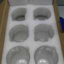 Amzcku Vintage Drinking Glass Set of 6 Kitchen Glasses Cup 13 OZ for Water, Cocktail, Milk, Juice and Beverage