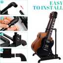 GUITTO Multi Guitar Rack Stand Foldable Universal Display Rack Portable Guitar Holder for Band Stage Bass Acoustic Guitar -3 Holder GGS-12