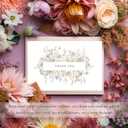 3 x Floral Thank You Cards with Envelopes,48Pack - 4x6 Inches Thank You Notes with envelope and stickers,baby shower thank you cards,Thank you cards for baby shower,wedding,Birthday
