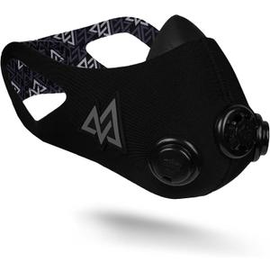 TRAININGMASK 2.0 - Elevation Training Mask for High Altitude Endurance & Breathing Workouts - Ideal for Running & Cardio (Medium, BLACKOUT)