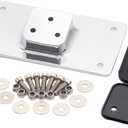 Harley Motorcycle License Plate Mount with 3 Holes - Premium Relocation Kit for Harley License Plate (Chrome)