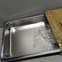 VOISEN 2 Pack Hotel Pans, 2.5" Deep, Anti-Jamming, Commercial Stainless Steel Steam Table & Catering Food Pans, 1/1 Size