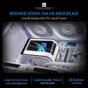 Thermalright Wonder Vision 360 UB ARGB CPU AIO Cooler,360mm Radiator, 2K 60HZ Curved Screen with 2400x1080 Resolution,for AM4/AM5,Intel LGA1851/1700,6.67in 3D Screen High Performance Pump