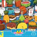 Ceaco - Brian Cook - Butts on Things - 500 Piece Jigsaw Puzzle - Colorful Puzzle for Adults Precision-Cut Pieces, Beautiful Artwork, and Hours of Relaxing Fun