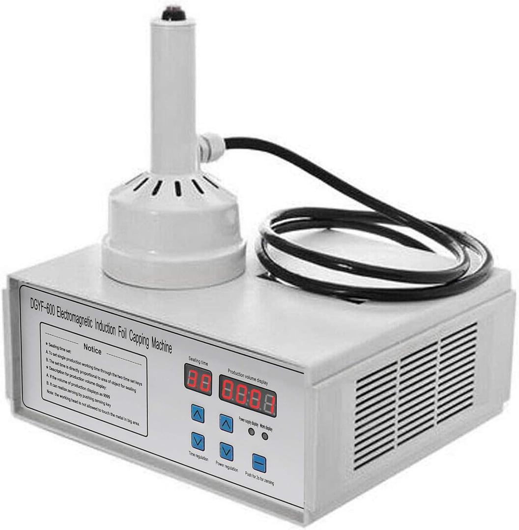 Portable Handheld Induction Sealer 20mm-100mm 110V Induction Sealing Machine White Bottle Cap Sealing Machine