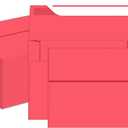 100 Packs Red 5x7 envelopes, A7 Envelopes for Invitations Self Seal Printable for Greeting Cards, Weddings, Invitations, Photos, Postcards, Mailing (Red)