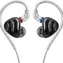 FIIO FH3 HiFi Earphones 3 Drivers (1 Dynamic + 2 Knowles BA), in-Ear Earphones High Resolution, Bass Sound, High Fidelity for Smartphone/PC/Tablet (Black)