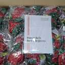 NUPTIO Flower Wedding Centrepieces for Tables - 10 Pcs 9.5in Diameter Crimson Artificial Flowers Rose Ball for Centerpieces Table - Fake Rose Arrangements for Weddings Birthday Party Decor