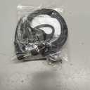 3 x Caroo D Shape Earpiece Headset with Mic PTT Compatible with Baofeng UV-5R BF-888S BF-F8HP BF-F9 UV-82 UV-82HP UV-82C Kenwood TK-2107 TK-3107 Walkie Talkies Two Way Radio 2 pin