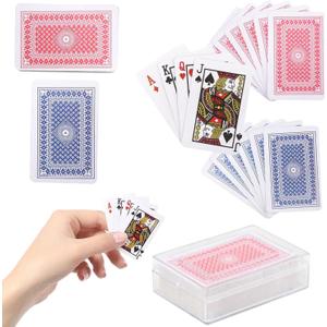 12-Pack Mini Playing Cards Deck, Small Casino Card Games for Kids, Magic Party Favor, 2.5" Inches (12-Pack)