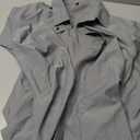 PLEPAN Men's Slim Fit Stretch Dress Shirt Stain Proof Wrinkle-Free Muscle Fit Long Sleeve Button Down Formal Shirt (X-Large, Gray)