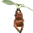 Mandrake Resin Statue Plant Funny for Decoration Micro Landscape Ornament for Outdoor Garden, Living Room, Bedroom Decor Magical Figurine Birthday Christmas Halloween Easter Gift