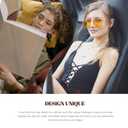 2 x 8 Pcs Large French Flat Hair Clip for Women Strong Hold Lay Flat Claw Clips for Thick Thin Hair Non Slip Rectangle Alligator Barrettes,Matte Black